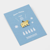 TF LIMITED: Brass Charm Small Bear