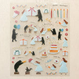 Cozyca x Necktie PET Sticker: Birthday