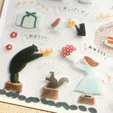 Cozyca x Necktie PET Sticker: Birthday