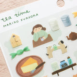 Cozyca x Mariko Fukuoka PET Sticker: Tea Time