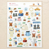 Cozyca x Mariko Fukuoka PET Sticker: Let's Travel