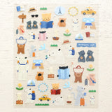 Cozyca x Mariko Fukuoka PET Sticker: Let's Travel