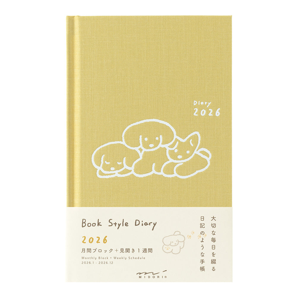 Midori 2026: Inu Diary [B6 Variant] Dog Yellow – Tabiyo Shop