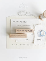 Nyret: Vol. 6 Rubber Stamp - Find Joy