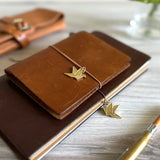 BK: Brass Charm - Crane