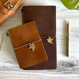 BK: Brass Charm - Crane