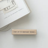 Nyret: Vol. 6 Rubber Stamp - Find Joy