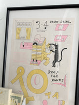 Tabiyo 10th Anniversary A2 Risograph Poster x Shuuhuahua