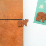 TF LIMITED: Leather Tag Bear