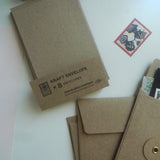Kraft Envelope with Eyelet (Brown)