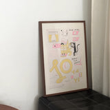 Tabiyo 10th Anniversary A2 Risograph Poster x Shuuhuahua