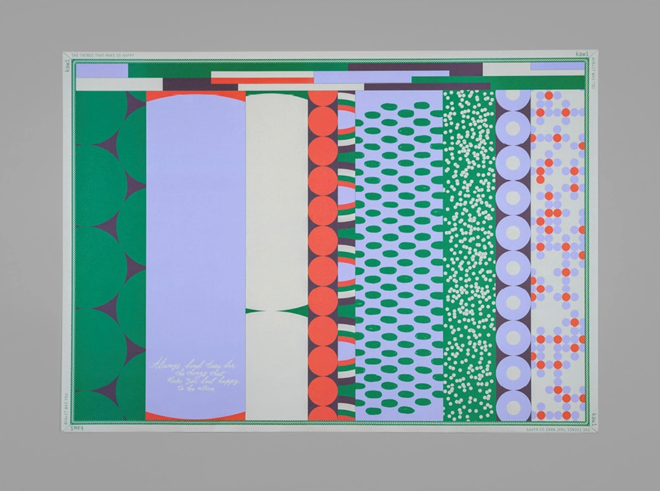 KAWI: Pattern Paper - #16 IT WAS YOU