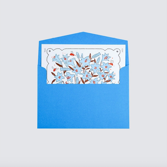 KAWI: Letterpress Card - Lily