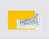 KAWI: Letterpress Card - Sweet Violet