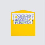 KAWI: Letterpress Card - Sweet Violet