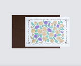 KAWI: Letterpress Card - Rose