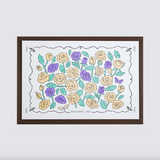 KAWI: Letterpress Card - Rose