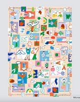 KAWI: Pattern Paper - #32 BLUE LIGHT