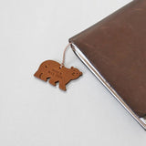 TF LIMITED: Leather Tag Bear