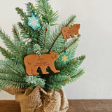 TF LIMITED: Leather Tag Bear