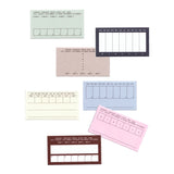 Flagg: Cutting for WEEK Roll Label