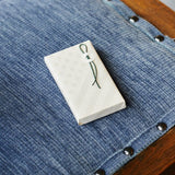 Mizushima: Perforated Memo Pad Dots & Stripes 01