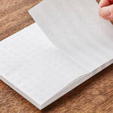 Mizushima: Perforated Memo Pad Dots & Stripes 01