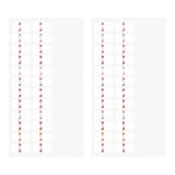 Midori: Sticker Series - Index Number Seal Pink