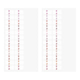 Midori: Sticker Series - Index Number Seal Pink