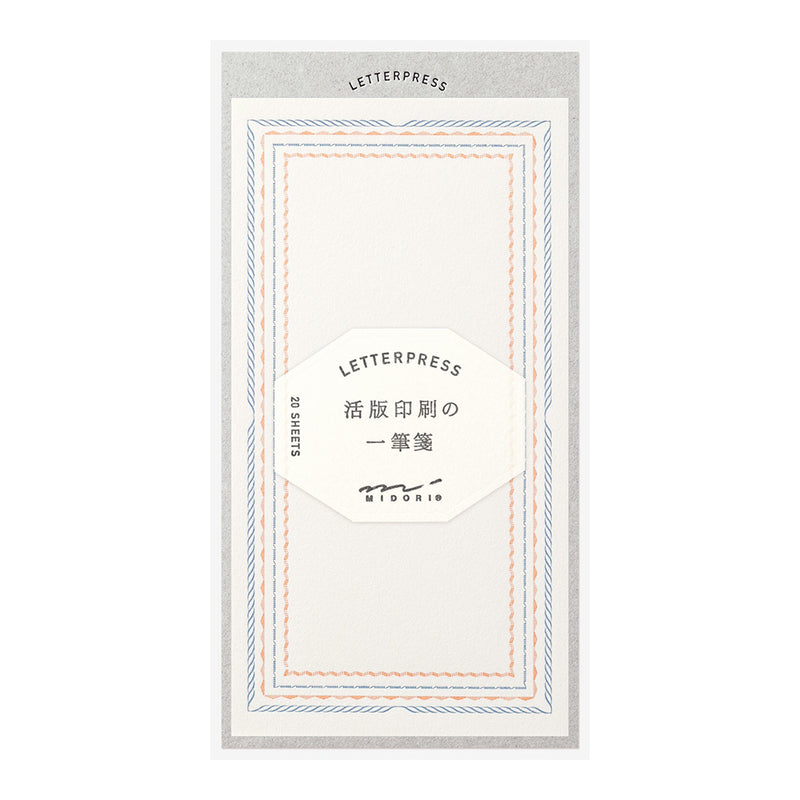 Midori: Letterpress Message Pad (Frame)