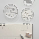 PC x Phavourite: 9pt.(3) Tiny Text Rubber Stamps [18 options]