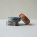 Yoko Inoue x Classiky Washi Tape: Old Book 15mm