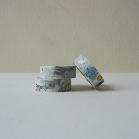 Tomomi Irago x Classiky Washi Tape: Beasts