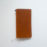 TRAVELER'S notebook (Regular Size) Starter Kit in CAMEL