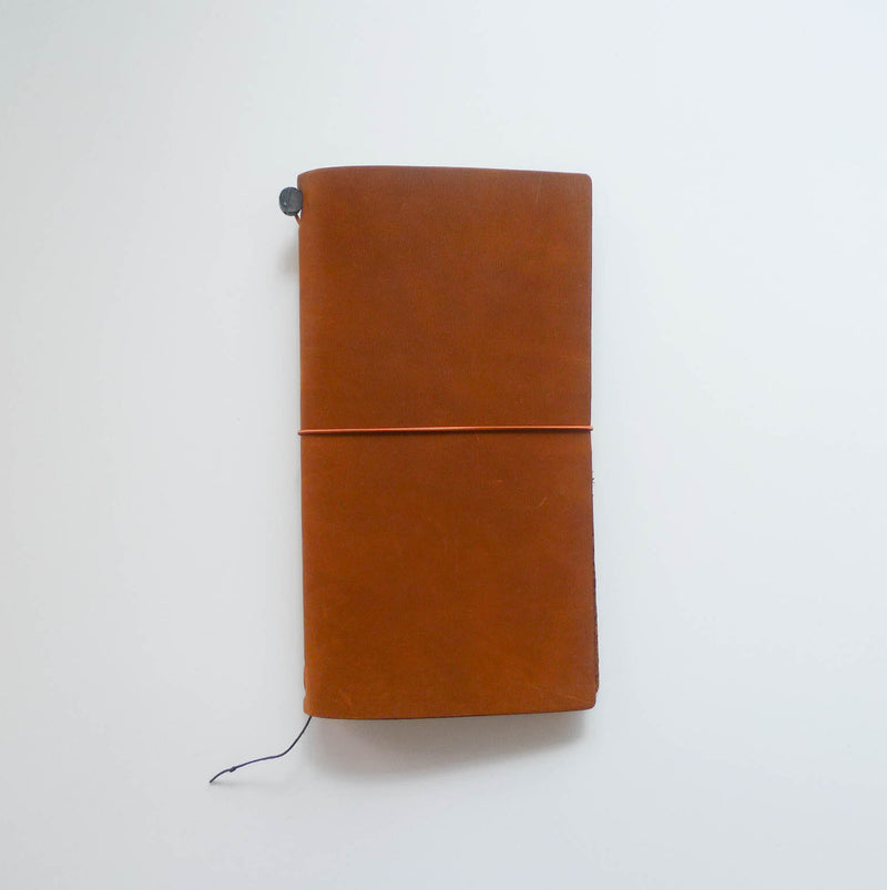 TRAVELER'S Notebook (Regular Size) Starter Kit in CAMEL