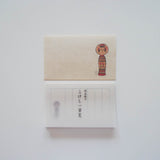 Mihoko Seki x Classiky: Kokeshi Memo Pad/ Envelope (Mini)