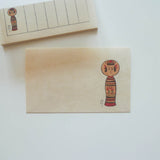 Mihoko Seki x Classiky: Kokeshi Memo Pad/ Envelope (Mini)