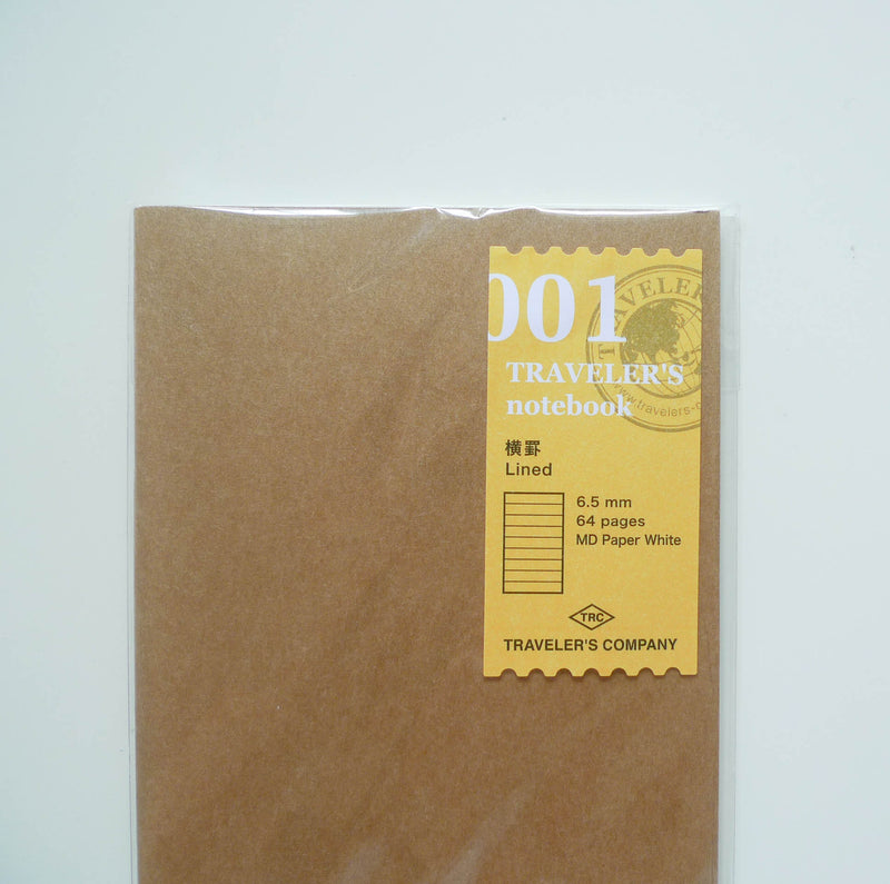 001 Refill Lined Notebook (Regular Size)