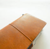 TRAVELER'S notebook (Regular Size) Starter Kit in CAMEL