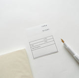 Label stickers that comes with every MD Notebook.