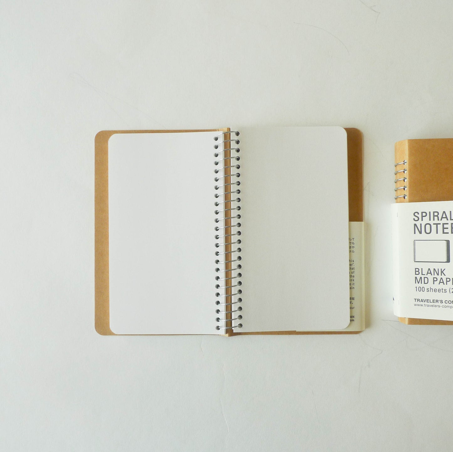 SPIRAL RING NOTEBOOK: MD White