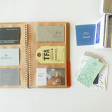 SPIRAL RING NOTEBOOK: Card File (A5 Slim)