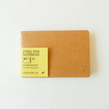SPIRAL RING NOTEBOOK: Paper Pocket
