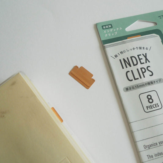 Midori: Lightweight Brass Index Clip