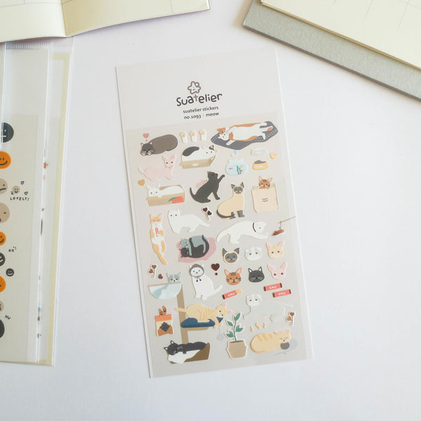 Suatelier Stickers: Meow