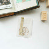 BK: Brass Mini Bookmark Charm - Trust the Process