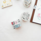 Toranekobonbon x Classiky Washi Tape: Cat Set of 2 (A)