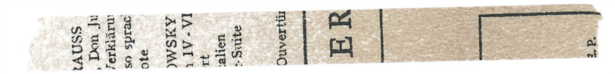 Yoko Inoue x Classiky Washi Tape: Old Book 10mm