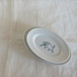 Toranekobonbon x Classiky: Oval Plate (S)