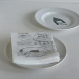 Toranekobonbon x Classiky: Cat Paper Napkins